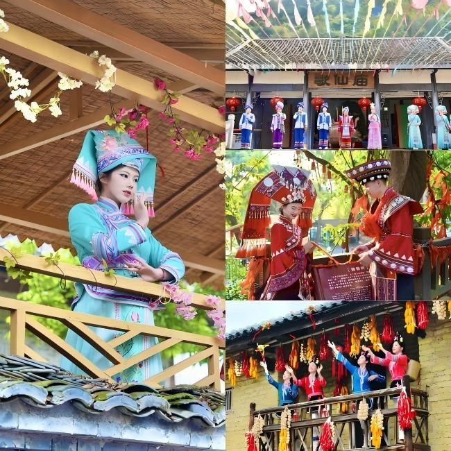 画廊天人合 三姐故里展新颜 ——广西河池宜州刘三姐故里绘就新画卷