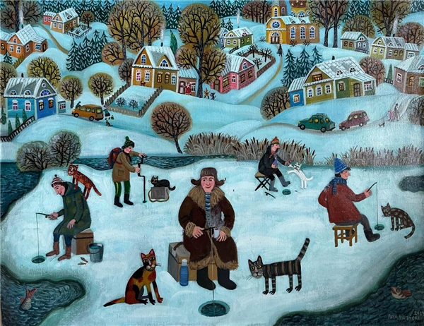 ​共建中白文化桥梁，喵趣奇境——白俄罗斯稚拙艺术特展深圳站已火热开幕