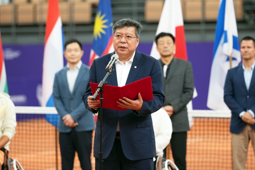 红土场上演绎不屈精神 网球梦想书写生命华章——2025ITF轮椅网球年终总决赛在湖州盛大开幕